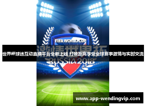世界杯球迷互动直播平台全新上线 打破距离享受全球赛事激情与实时交流