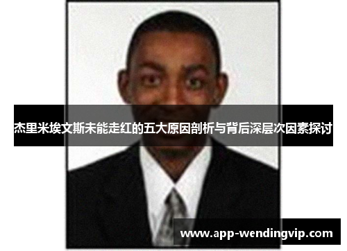 杰里米埃文斯未能走红的五大原因剖析与背后深层次因素探讨