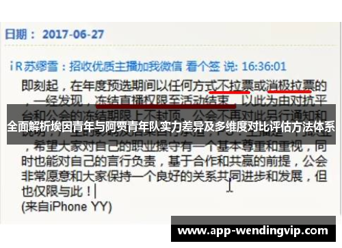 全面解析埃因青年与阿贾青年队实力差异及多维度对比评估方法体系 全面解析埃因青年与阿贾青年队实力差异及多维度对比评估方法体系